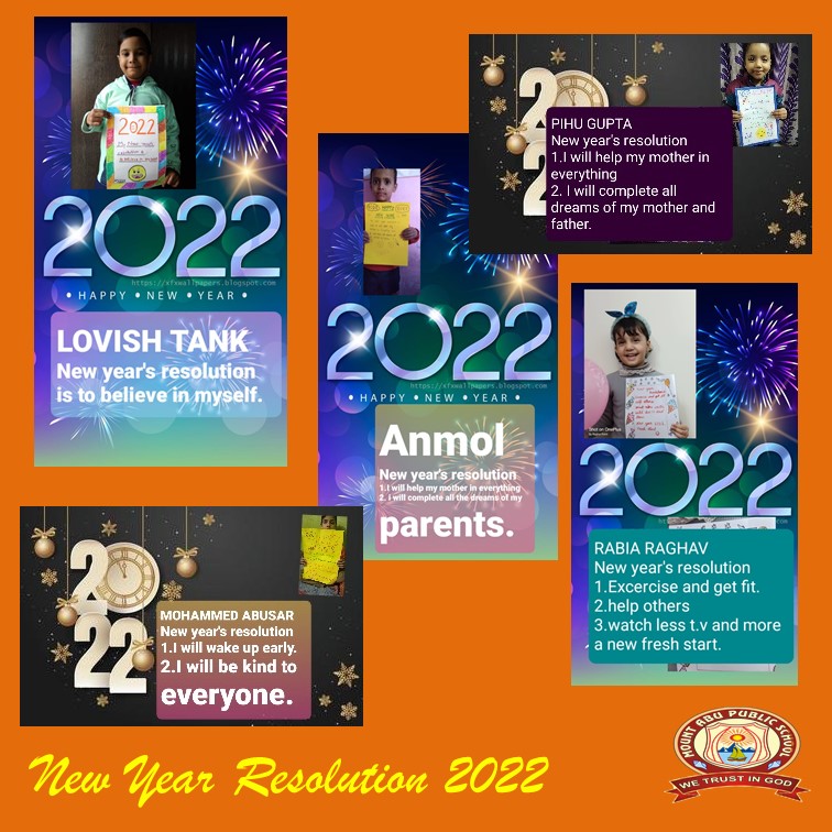 New Year 2022 Resolution